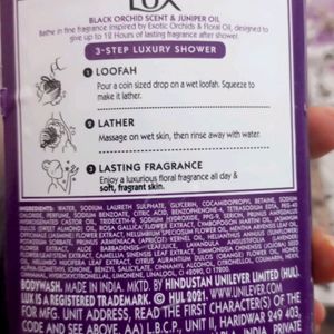 Lux Body Wash (Black Orchid Scent & Juniper Oil)