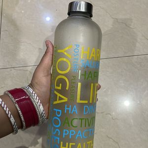 A yoga bottle