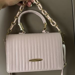 Light Peach Colour Sling Bag