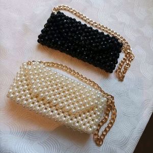 PEARL N BEADED BAG