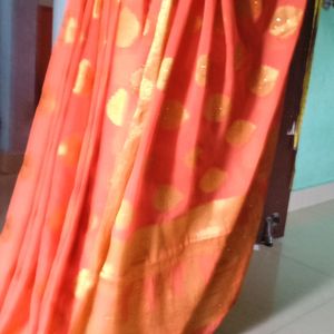 Small Border New Saree