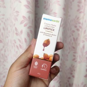 Mamaearth Creamy Matte Lipstick - Apricot Taupe