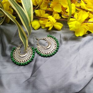 Green Jhumka