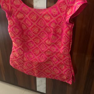 Print Smocked Top