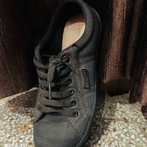 Casual Black Sneakers For Women