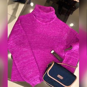 Turtle Neck Pullover For Women