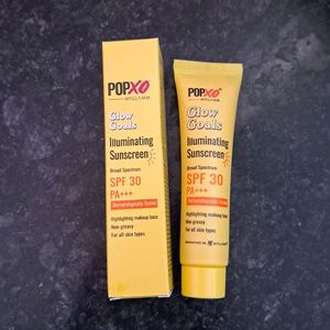 Popxo Glow Goals Illuminating Sunscreen SPF30 PA++