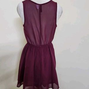 Maroon Dress