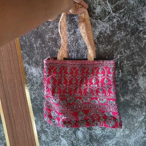 Velvet Hand Bag.