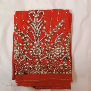 Heavy Guttapusalu Maggam Work Blouse Piece