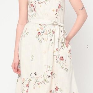 AND floral Dress With Pockets