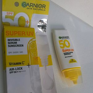 Garnier Invisible Serum Sunscreen