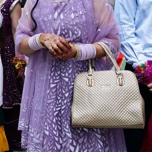 Beautiful Lavender Colour Net Lehnga