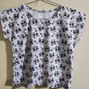 Panda Print Tshirt