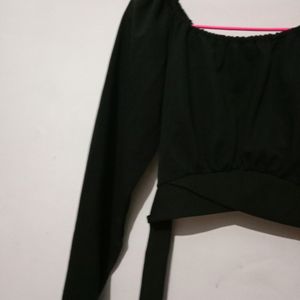 Boatneck Crop Top