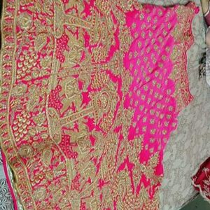 Bridal Lehenga Heavy Embroidery Blouse With Dupatt