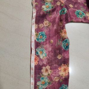 Elegant Purple Kurta Leggings With Dupatta