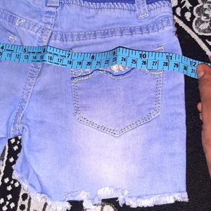 Denim Shorts For Kid Girls