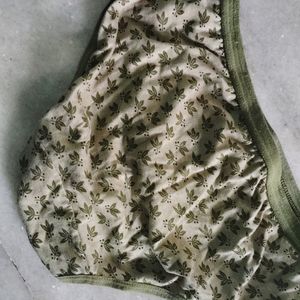 Olive Cotton panty