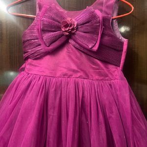 Purple Party Wear Frock