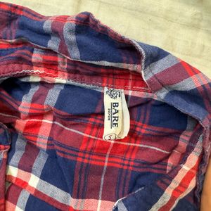 Women Check Shirt