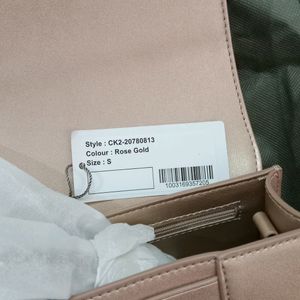 CHARLES & KEITH Rose Gold Sling Bag