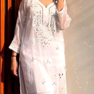 New With tag|Chikankari Kurta+INNER