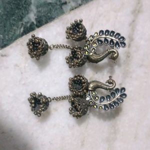 A Peacock Earring