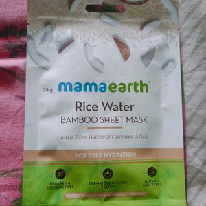 Mamaearth Rice Water Sheet Mask