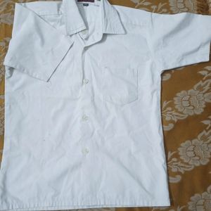 Boys School White Shirt