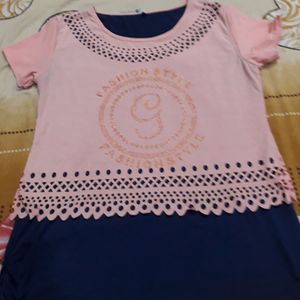 New Pink Top For Girls