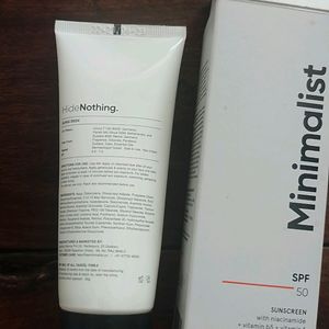 Minimalist Sunscreen SPF 50,PA ++++