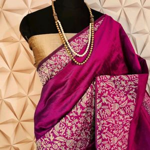 Fabric Saree Bangalore Handloom Raw Silk