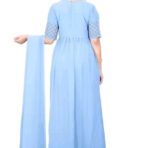 Blue Kurti Set