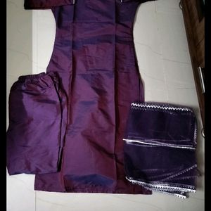 Trendy Kurta Set With Bottom And Dupatta