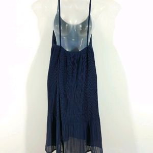 Navy Blue Flared Dress