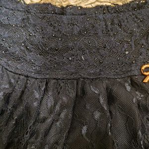 Black Lace Gothic/egirl Skirt