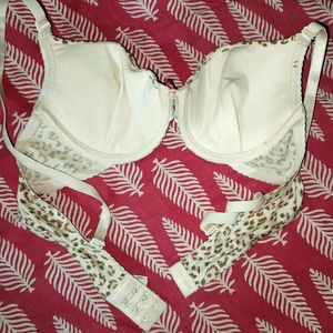 🍒😍 Sexy Cheeta Print Double Push Up Bra 34b