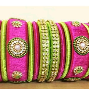 Hand Made Silk Thread Bangles