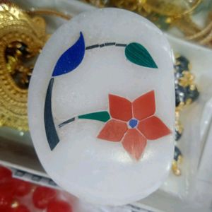 Marble Inlay Jewellery Box