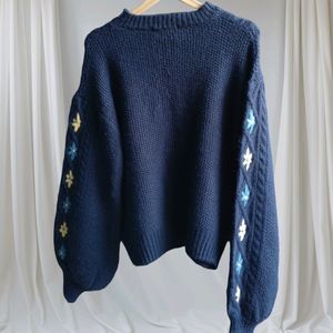 Embroidered Sweater