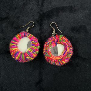 Multicolor Mirror Earrings