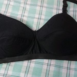 Black Comfy Padded Bra