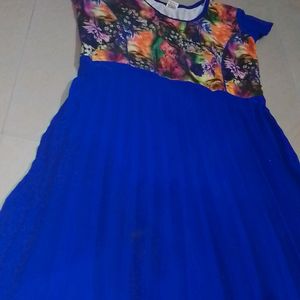 Blue Long Anarkali💙