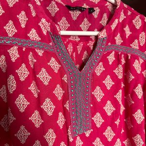 Fuschia Kurti Tunic