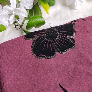 Mauve 🧶Color Saree