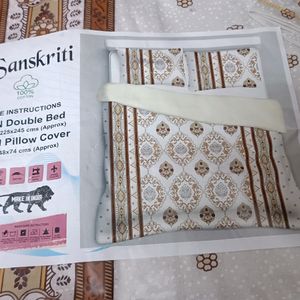 BRAND NEW SANSKRITI PREMIUM COTTON BEDSHEET