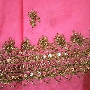 Unstich Lahenga With Duptta Fabric