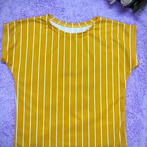 Yellow Striped Tshirt