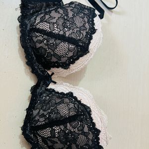 Soft paded Lace cotton bra